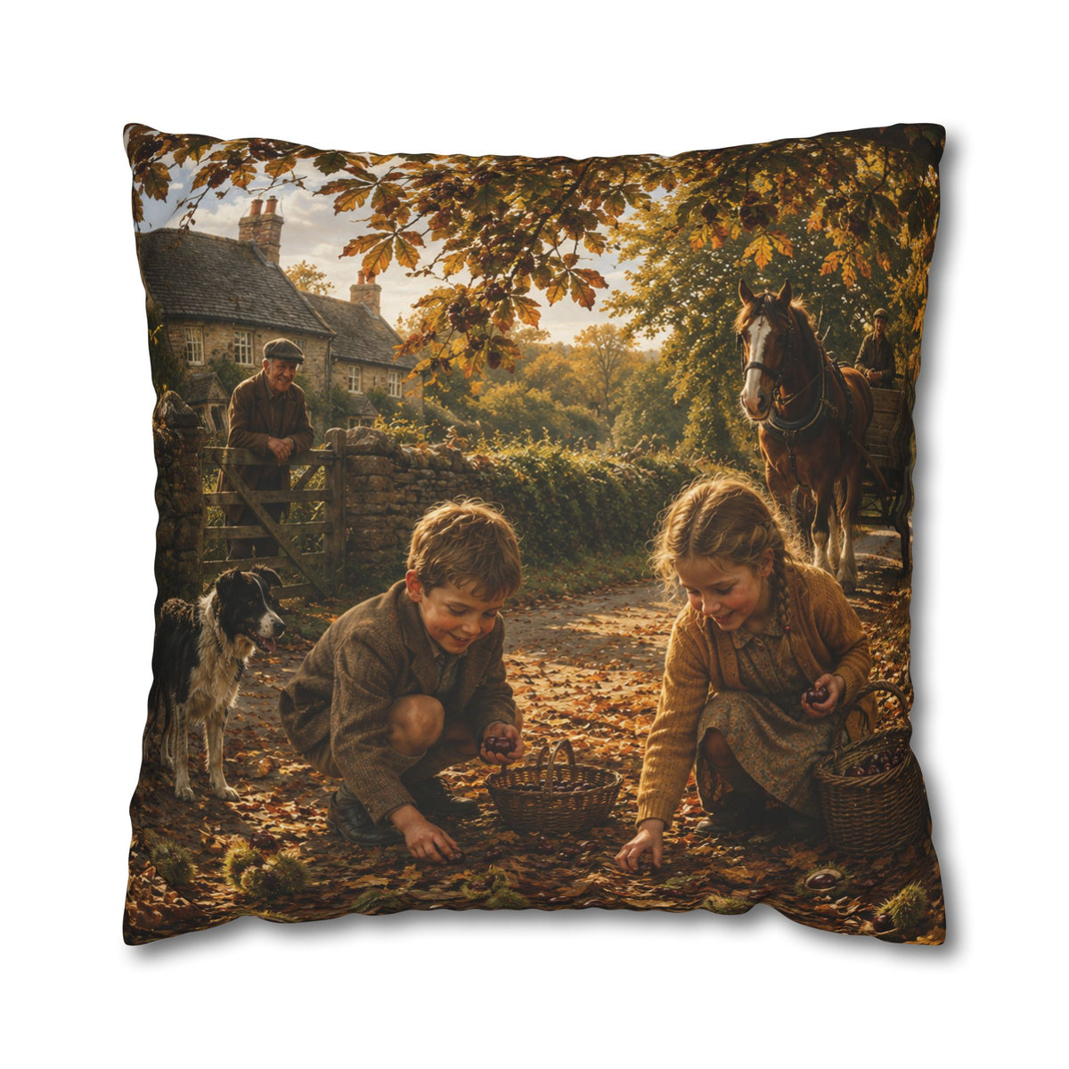 Square Poly Canvas Pillowcase