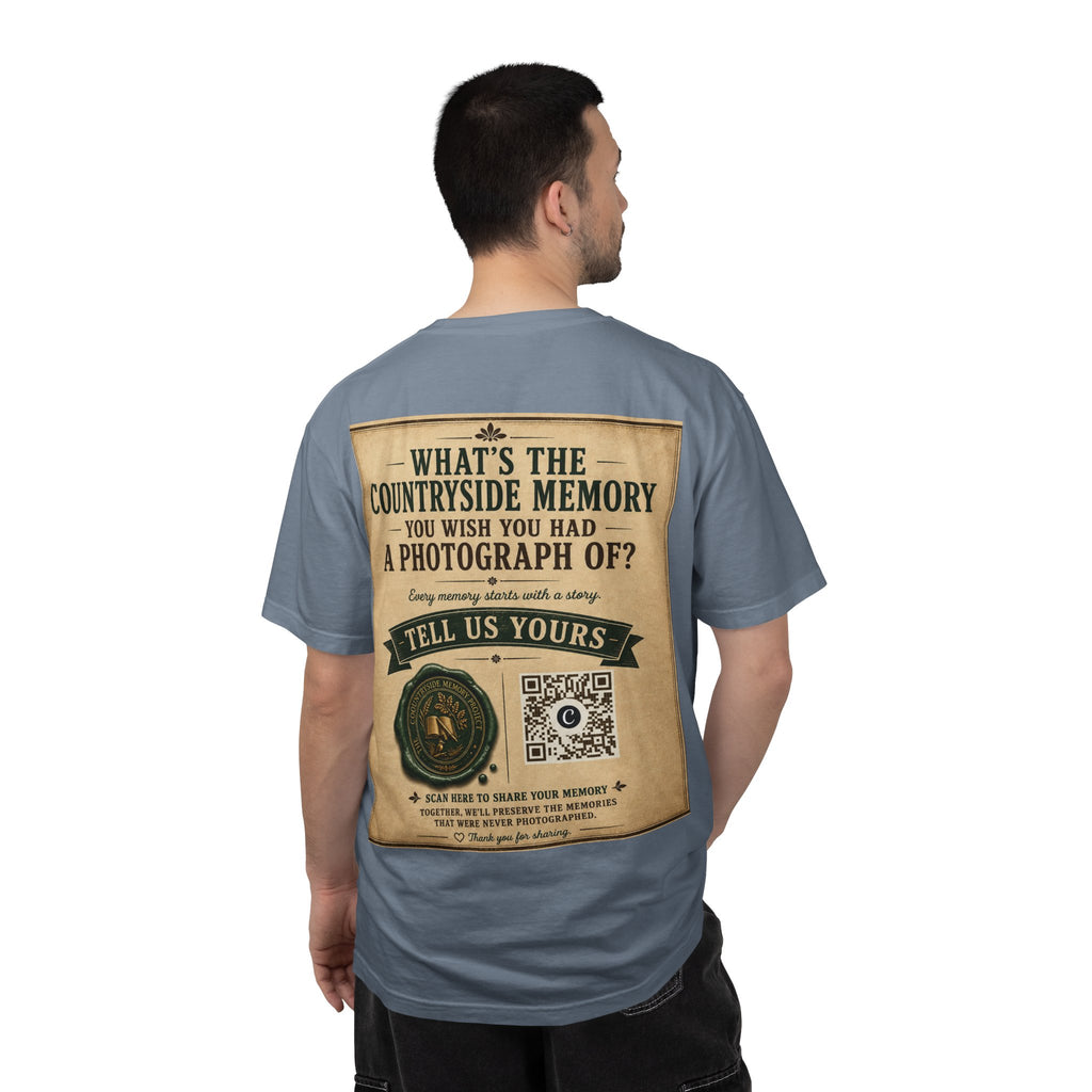 Personalise the Front and Back - Unisex Garment-Dyed T-shirt