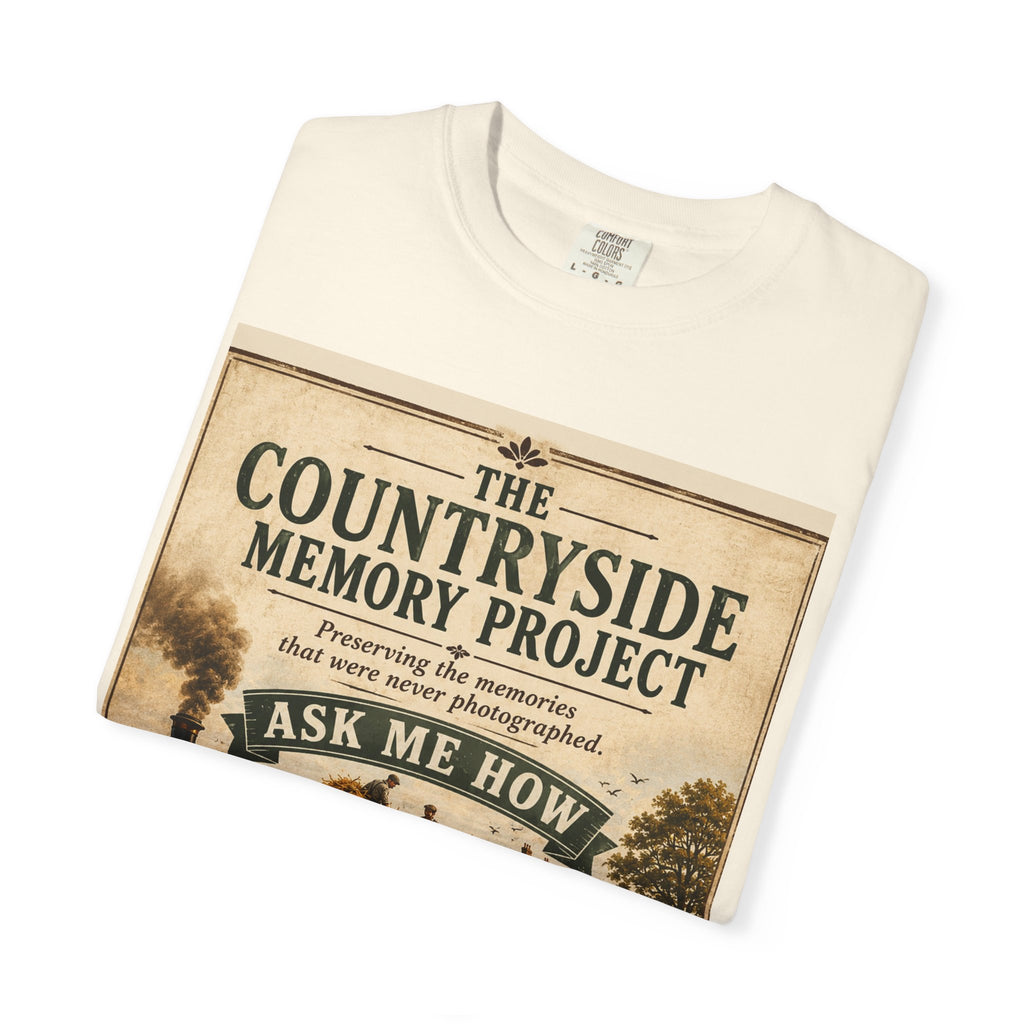 Personalise the Front and Back - Unisex Garment-Dyed T-shirt