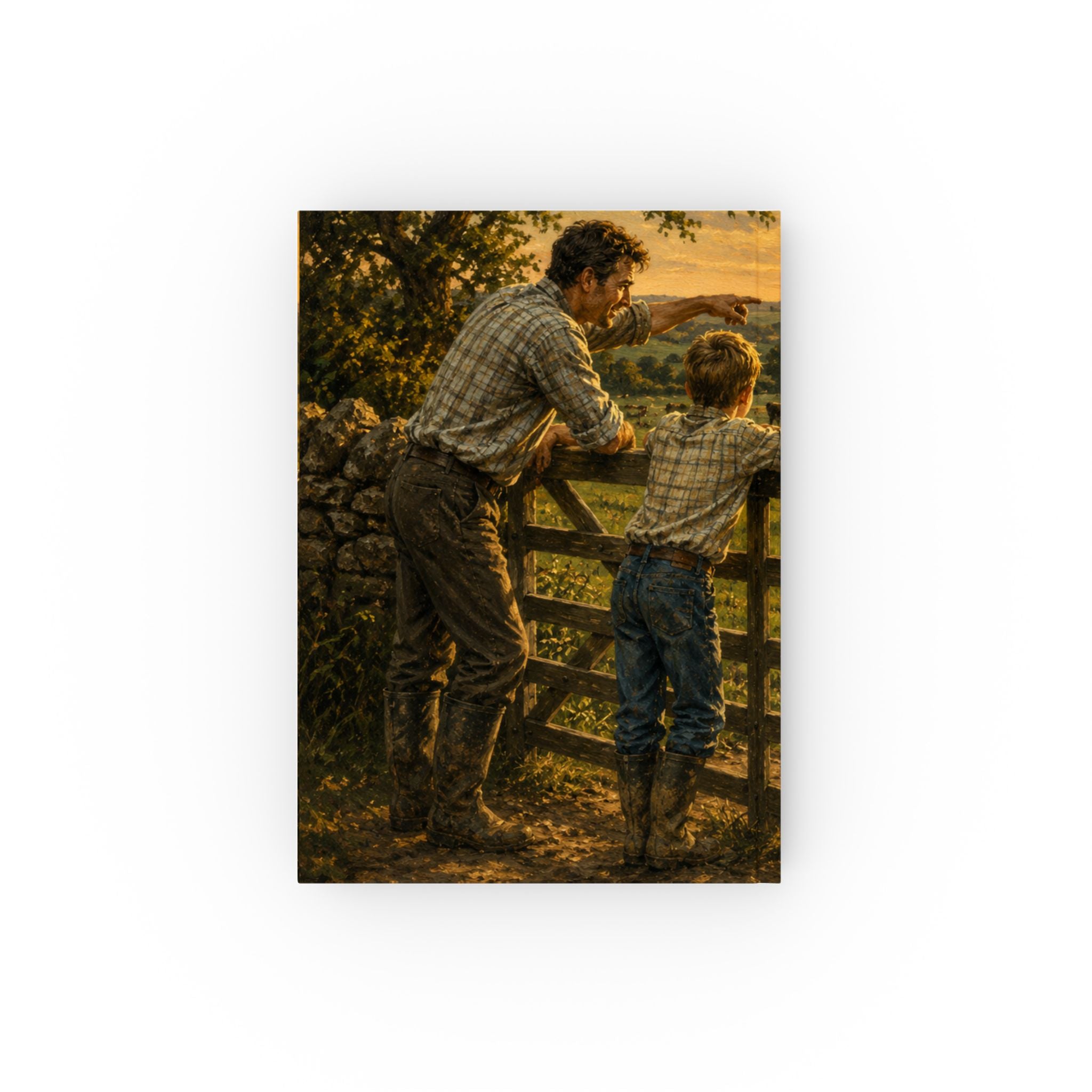 GK02 – Farmers and Dog at Dawn – Hard Backed Countryside Journal
