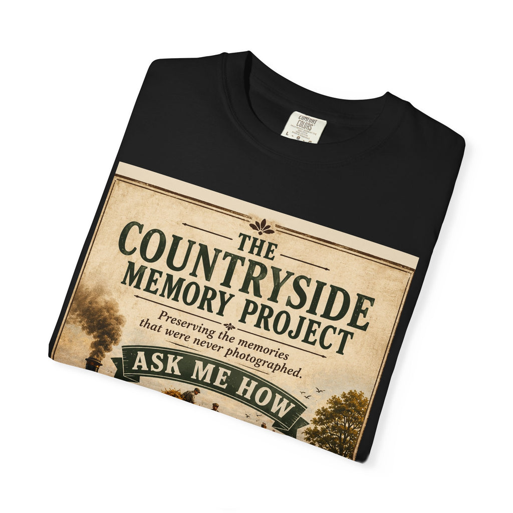 Personalise the Front and Back - Unisex Garment-Dyed T-shirt