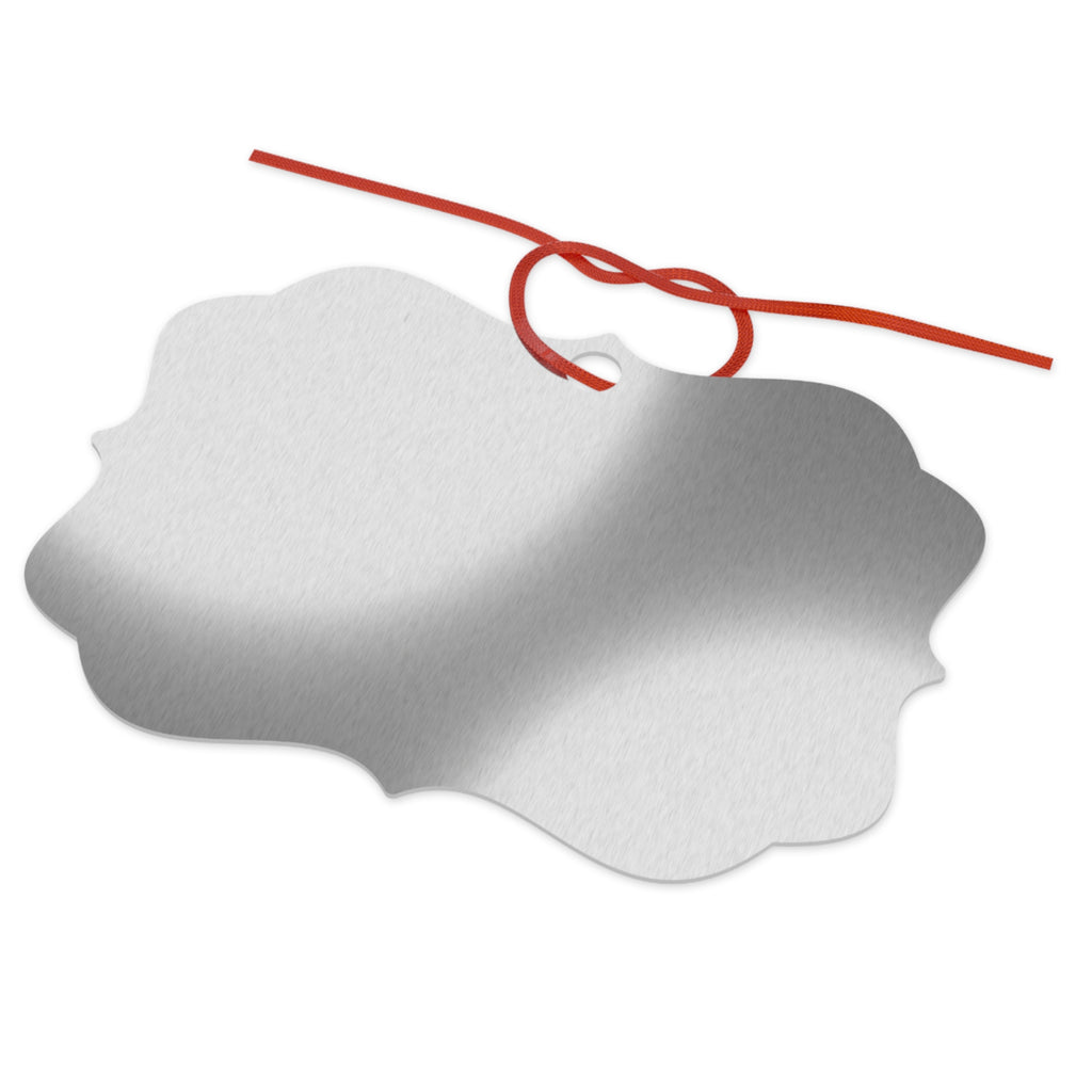 Winter Morning on the Farm Aluminum Ornaments, 1pc