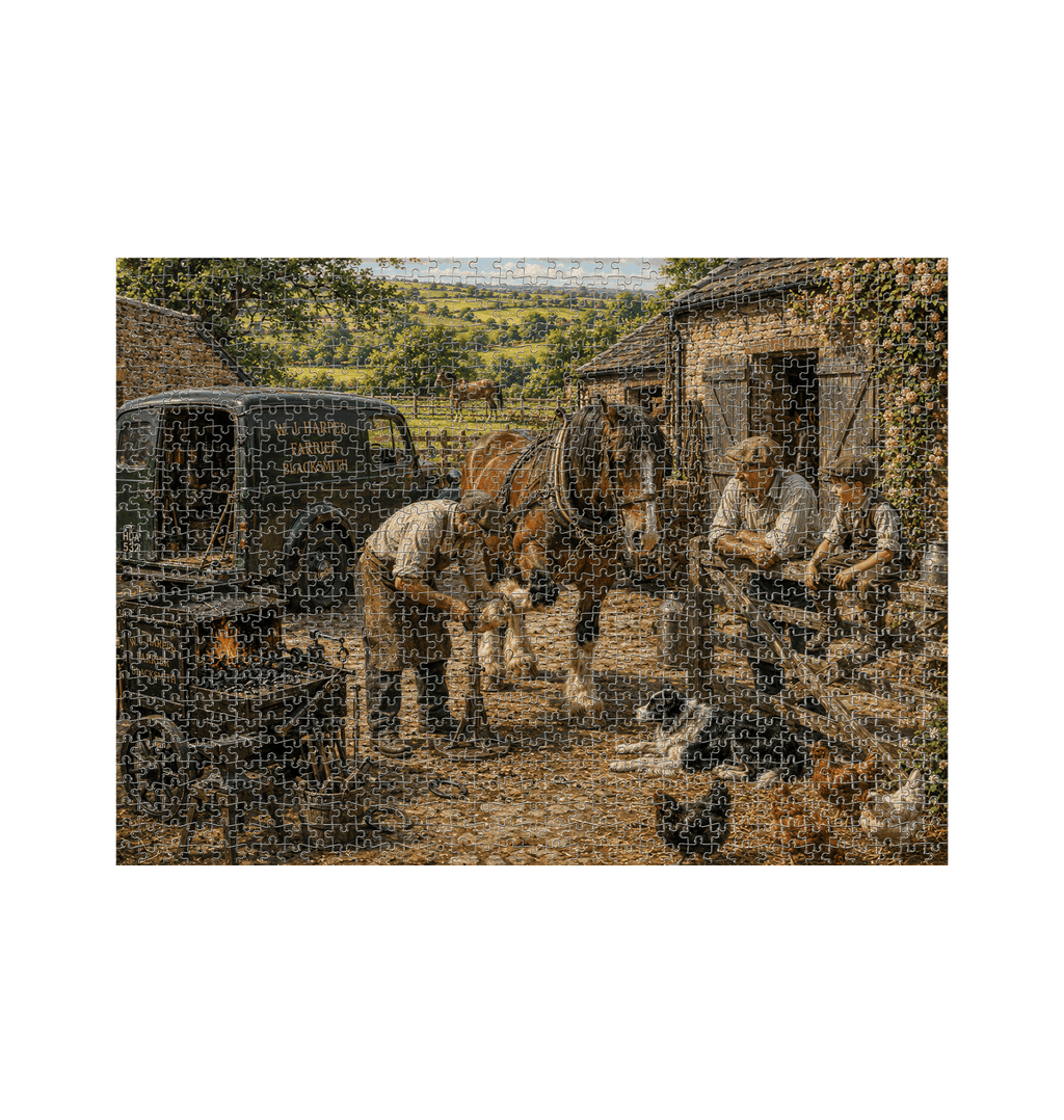 White Jigsaw Puzzles Front