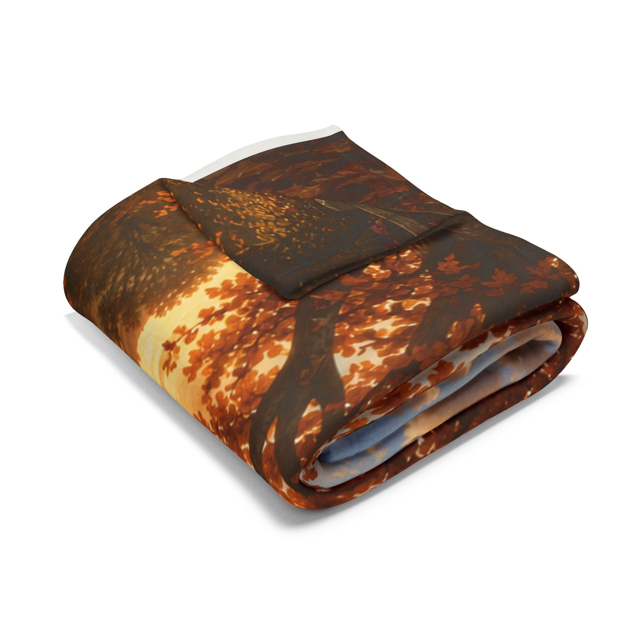 Autumn on the Farm Arctic Fleece Blanket