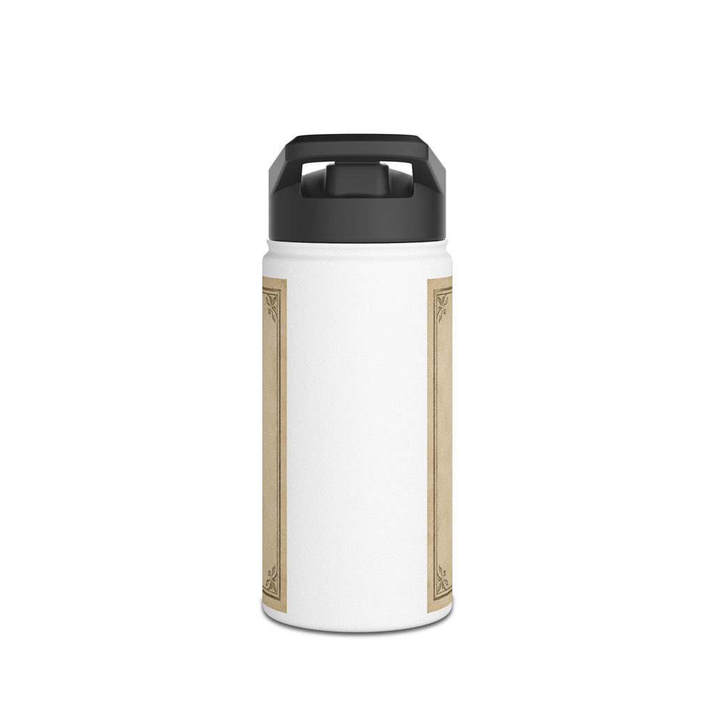Personalised Memory Stainless Steel Water Bottle, Standard Lid