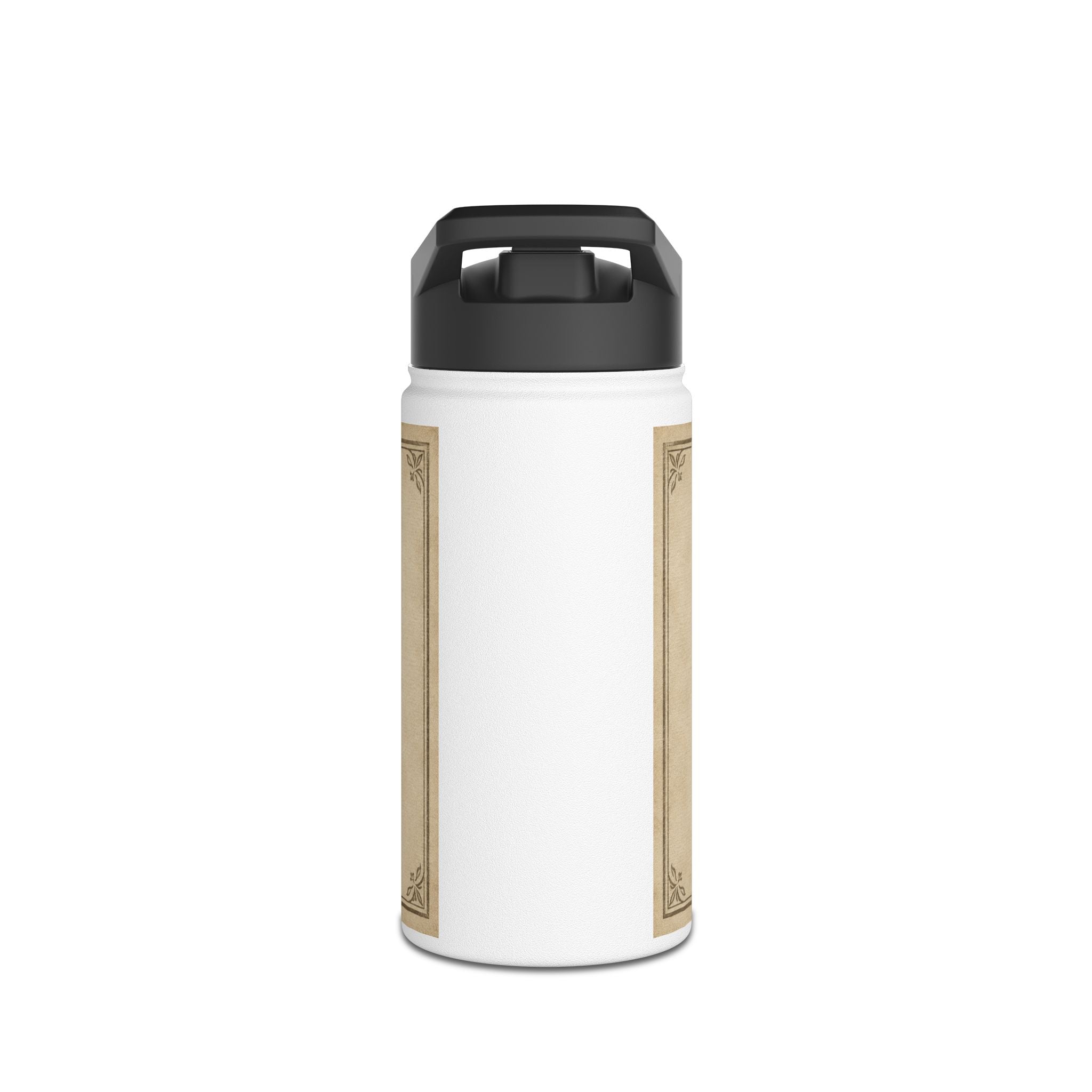 Personalised Memory Stainless Steel Water Bottle, Standard Lid