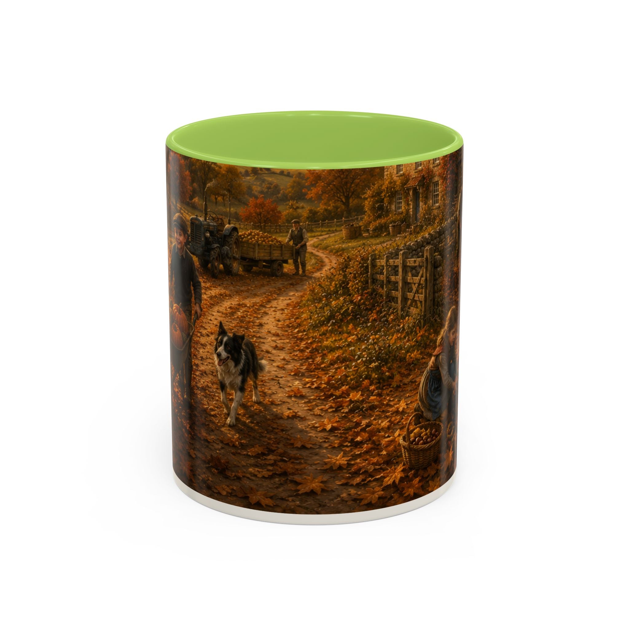 Autumn on the Farm Accent Coffee Mug (11, 15oz)