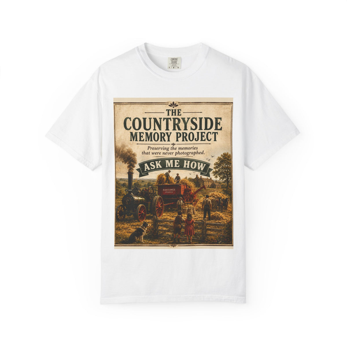 Personalise the Front and Back - Unisex Garment-Dyed T-shirt