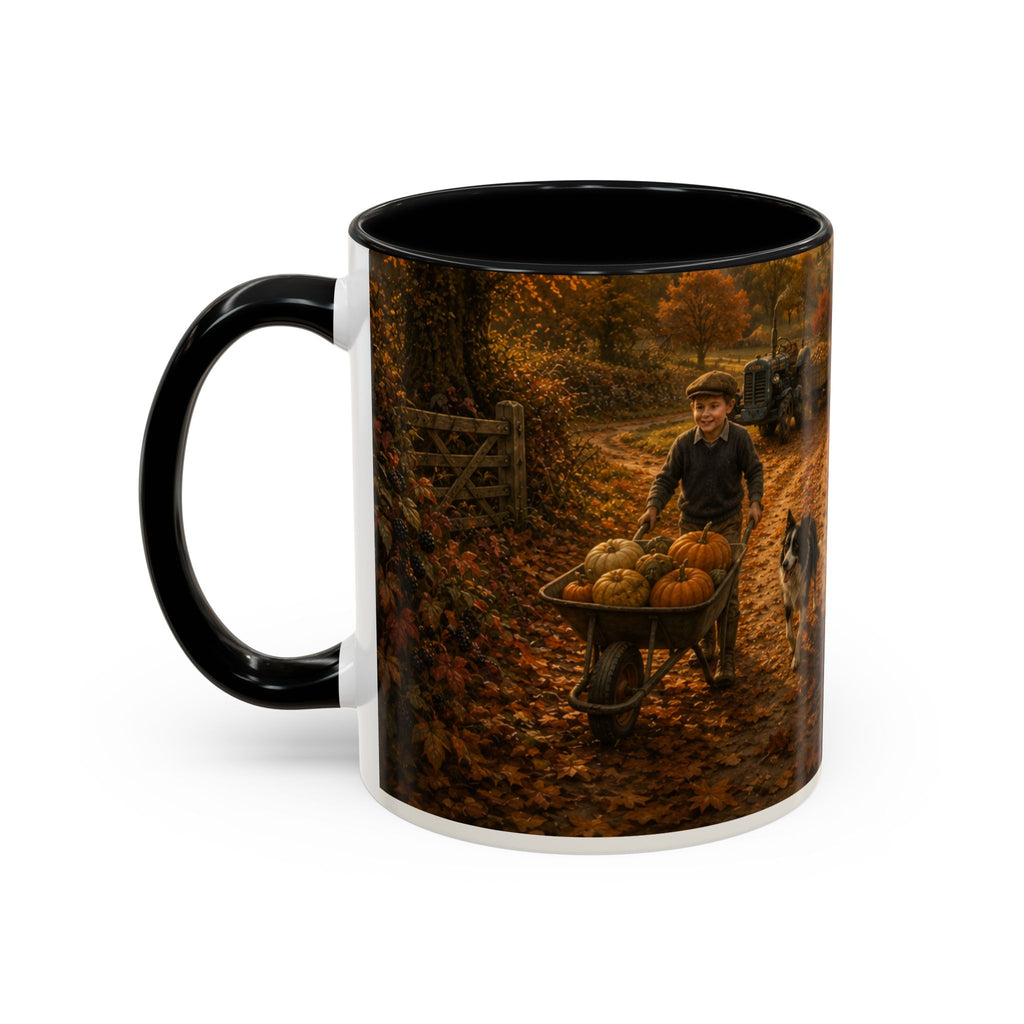 Autumn on the Farm Accent Coffee Mug (11, 15oz)