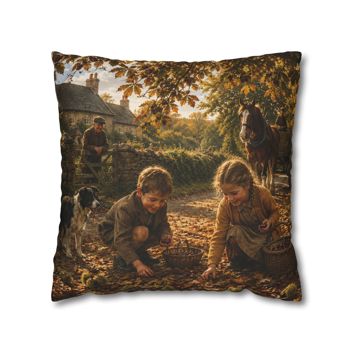Square Poly Canvas Pillowcase