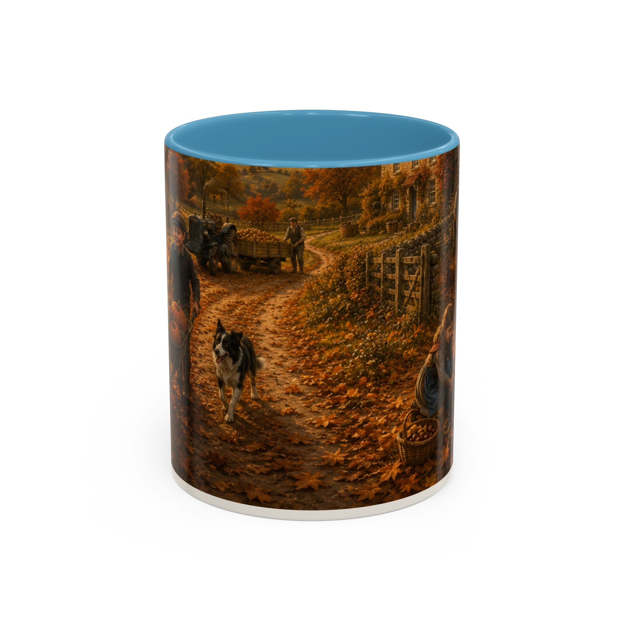 Autumn on the Farm Accent Coffee Mug (11, 15oz)
