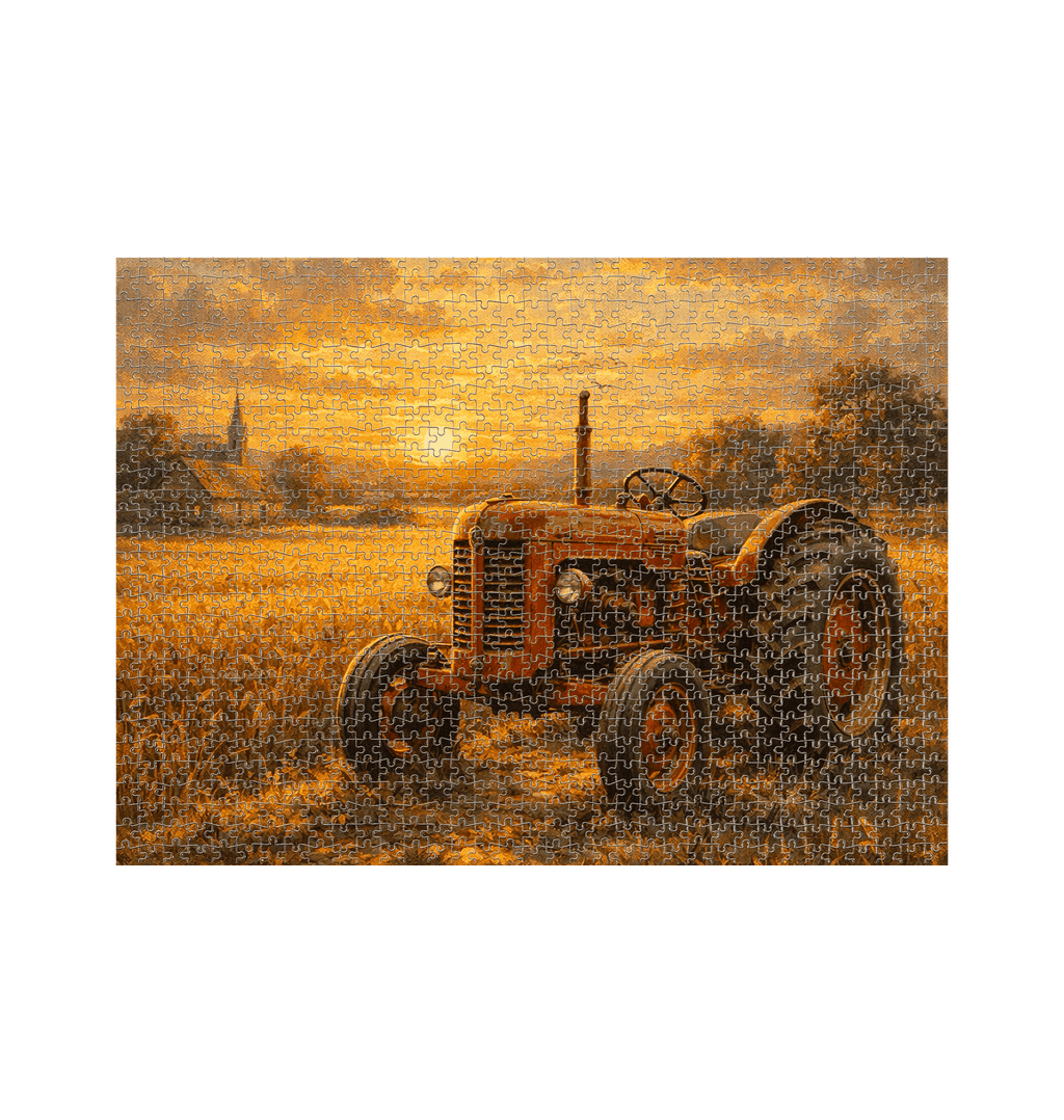 White Jigsaw Puzzles Front