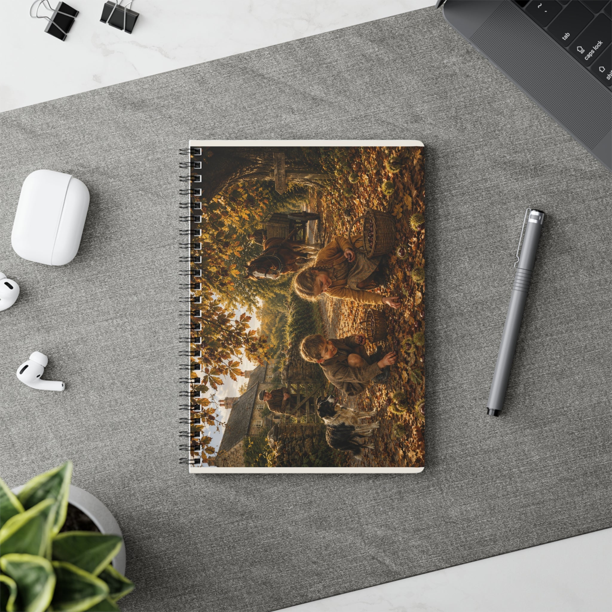 Wirobound Softcover Notebook, A5