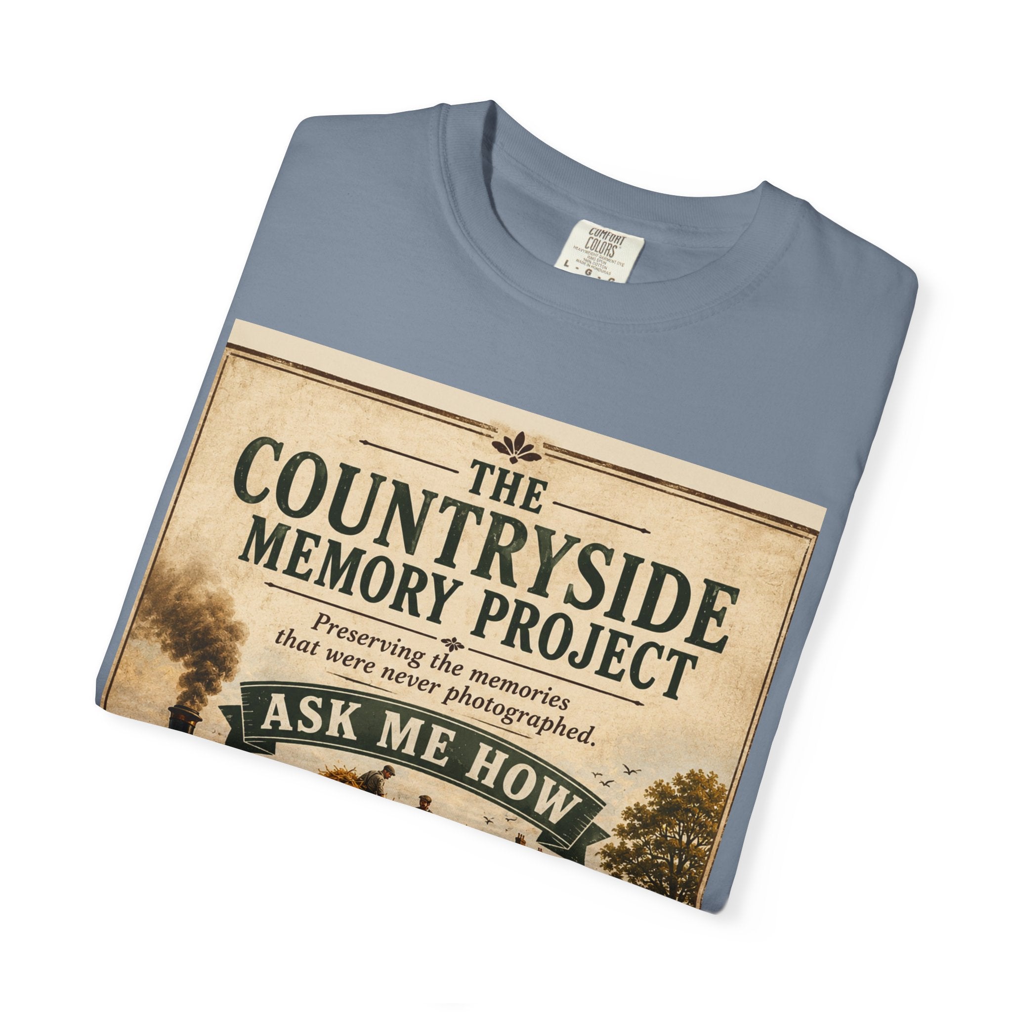 Personalise the Front and Back - Unisex Garment-Dyed T-shirt