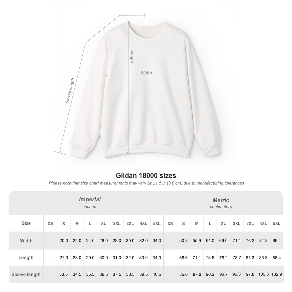Winter Morning on the Farm Unisex Heavy Blend™ Crewneck Sweatshirt