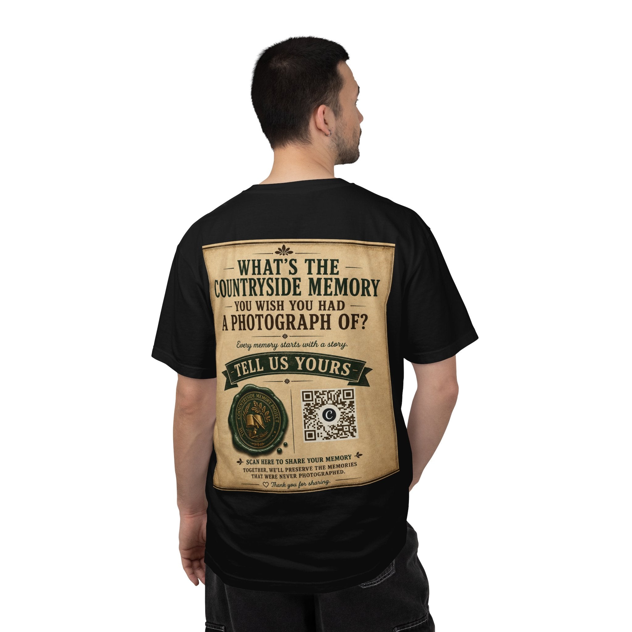 Personalise the Front and Back - Unisex Garment-Dyed T-shirt