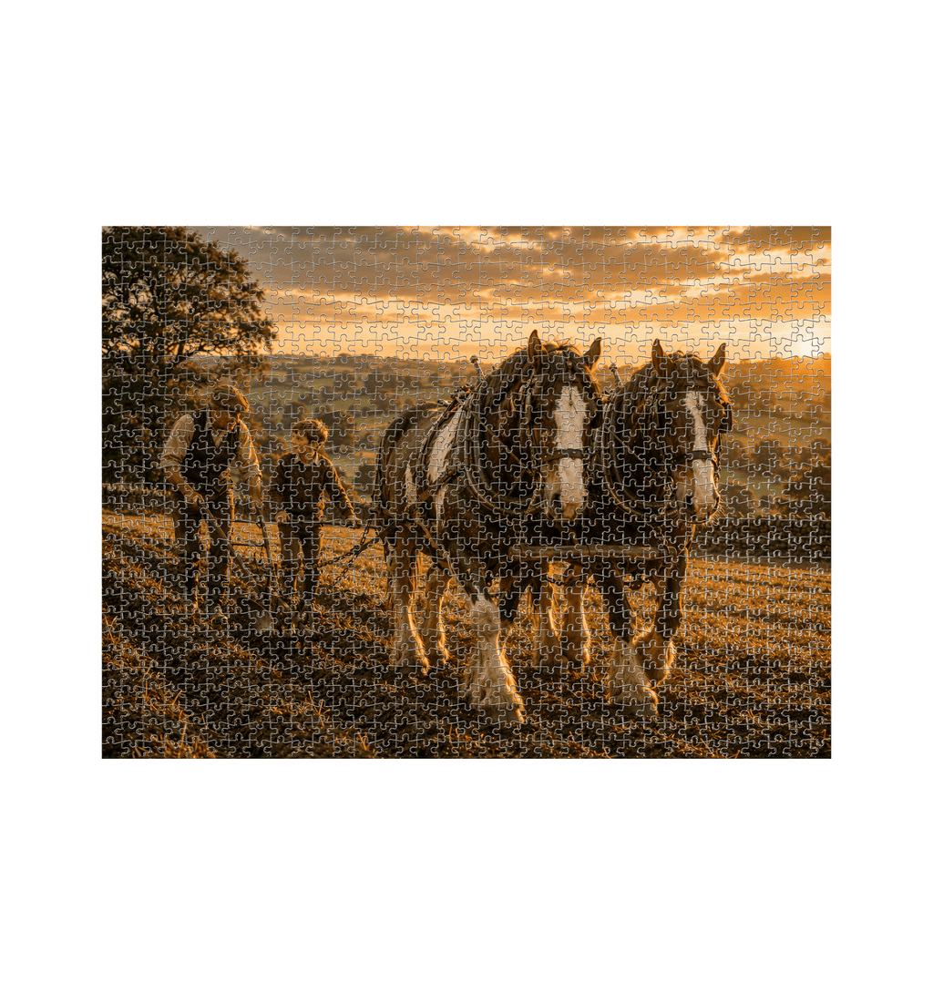 White Jigsaw Puzzles Front