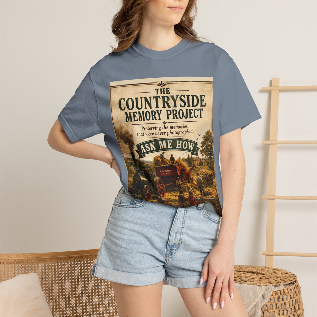Personalise the Front and Back - Unisex Garment-Dyed T-shirt