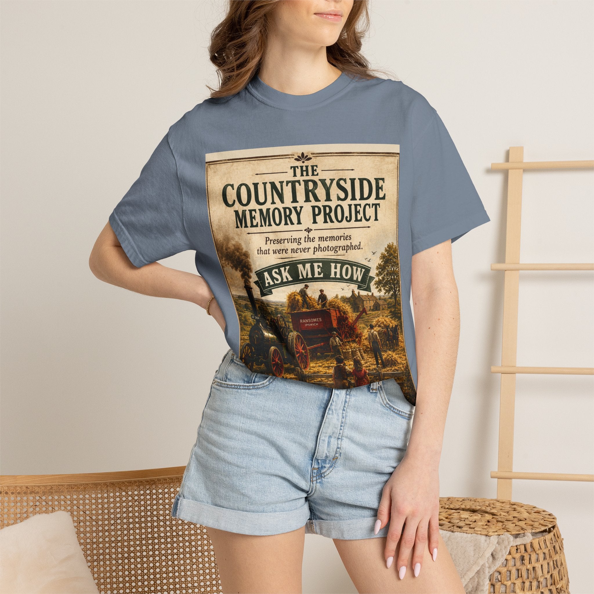 Personalise the Front and Back - Unisex Garment-Dyed T-shirt