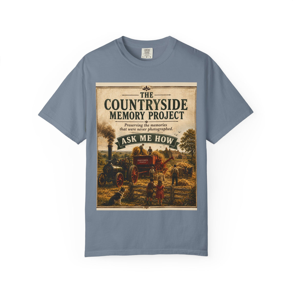 Personalise the Front and Back - Unisex Garment-Dyed T-shirt
