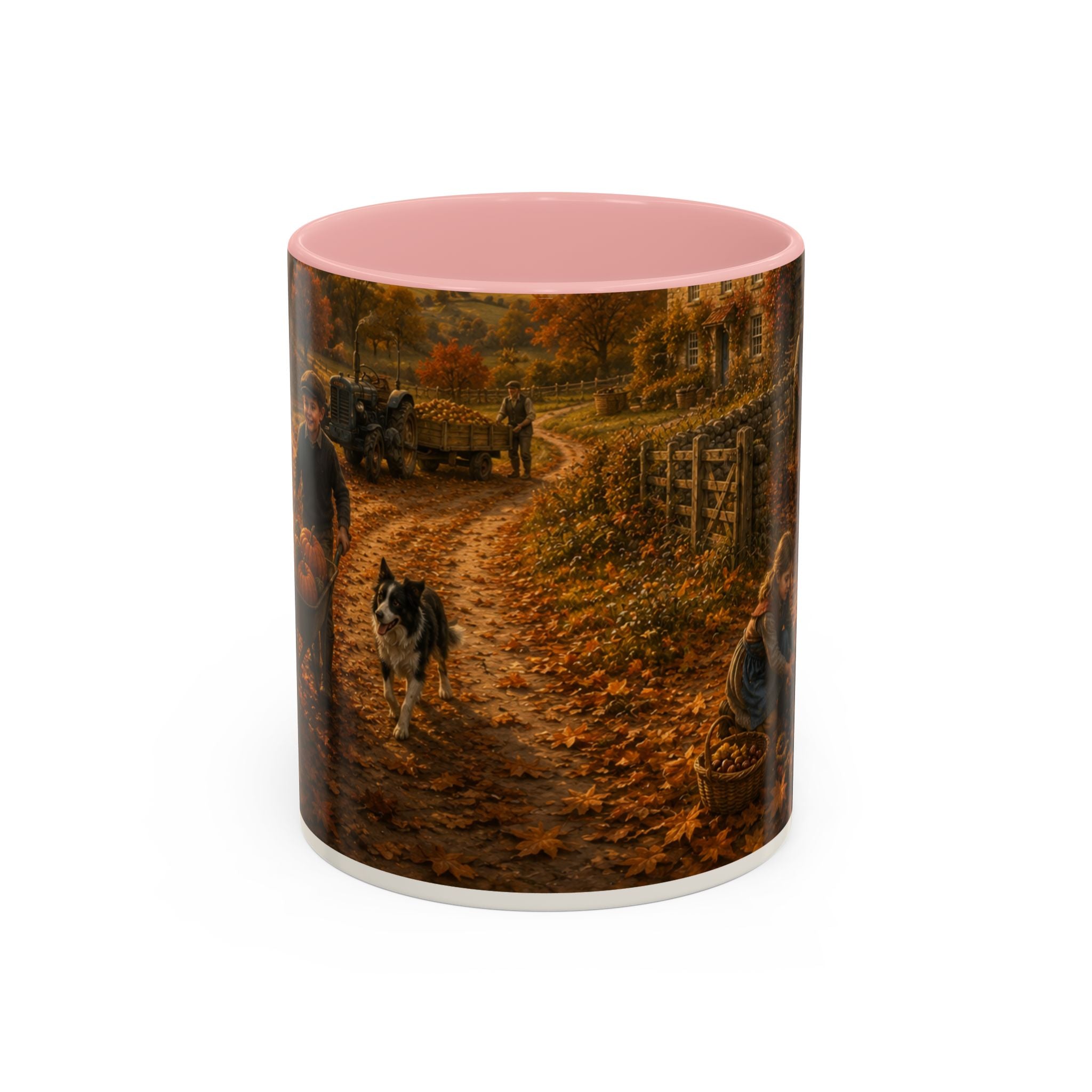 Autumn on the Farm Accent Coffee Mug (11, 15oz)
