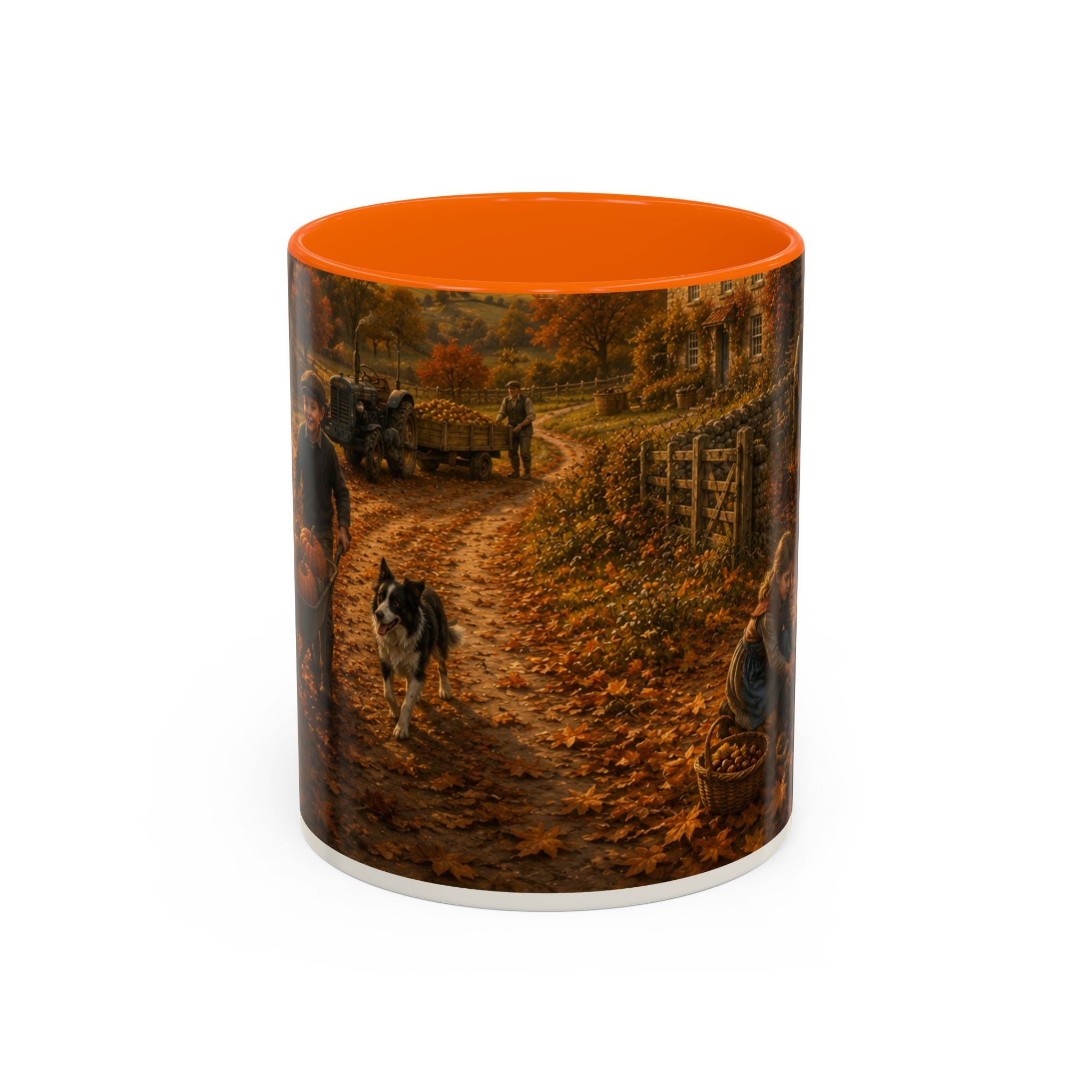 Autumn on the Farm Accent Coffee Mug (11, 15oz)