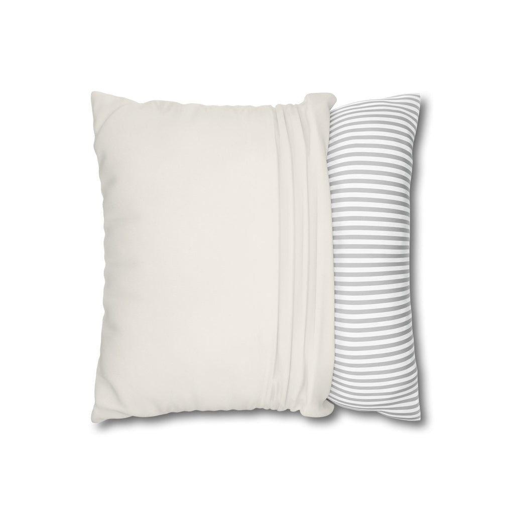 Learning to Plough Square Poly Canvas Pillowcase