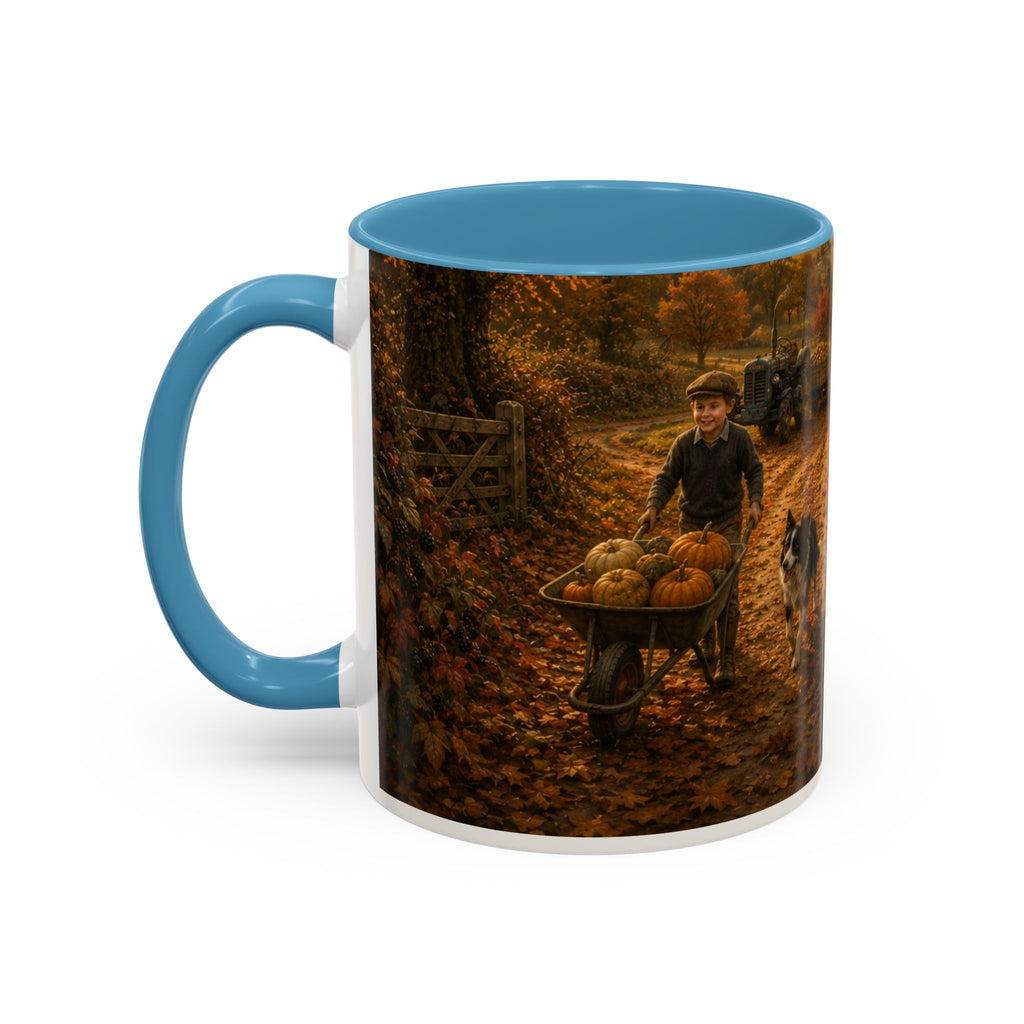 Autumn on the Farm Accent Coffee Mug (11, 15oz)