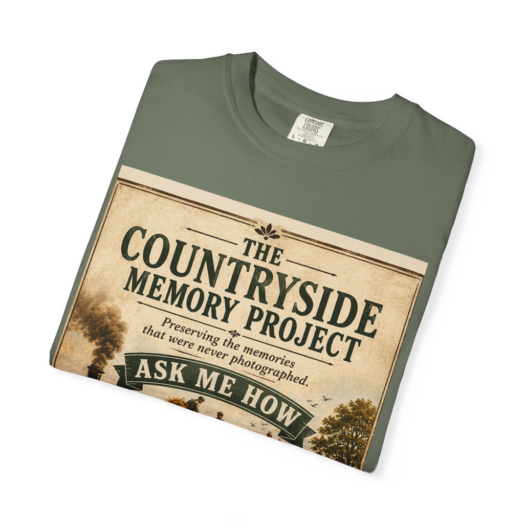 Personalise the Front and Back - Unisex Garment-Dyed T-shirt