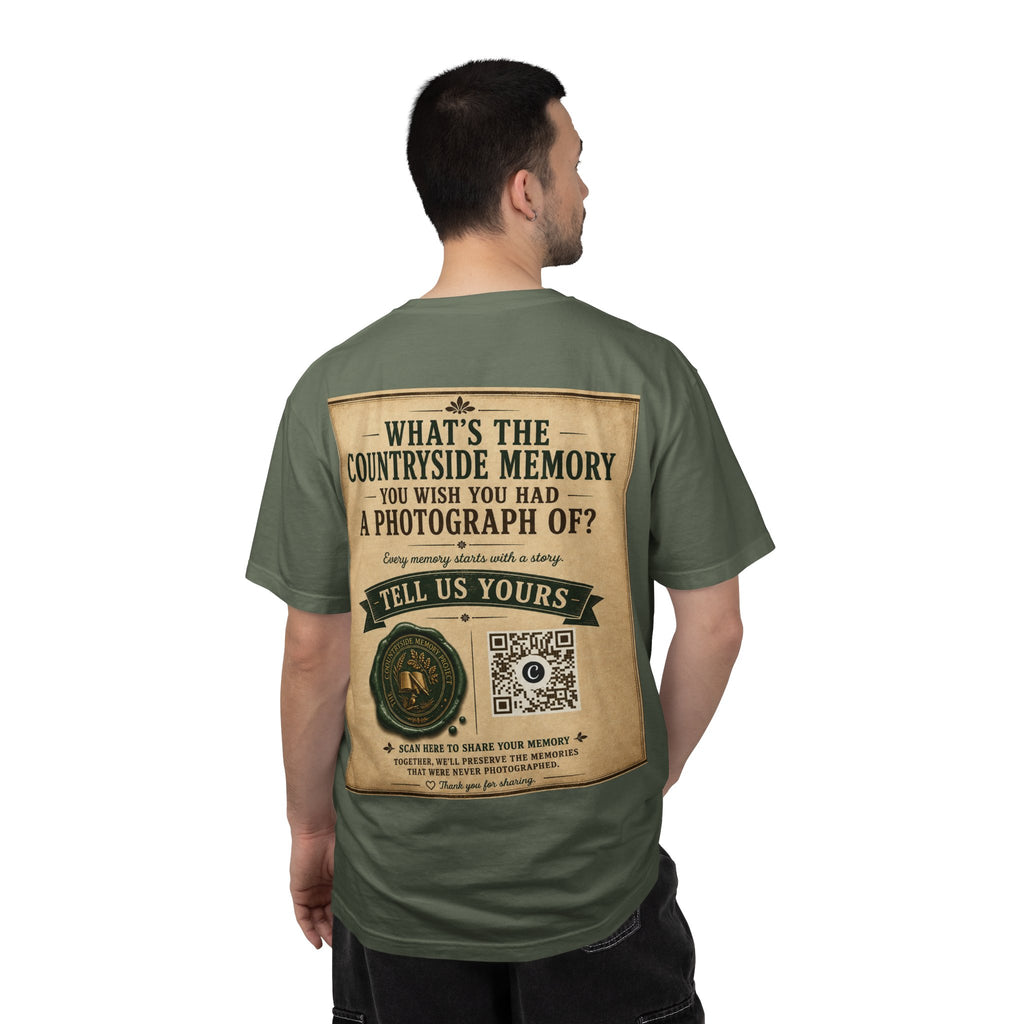 Personalise the Front and Back - Unisex Garment-Dyed T-shirt