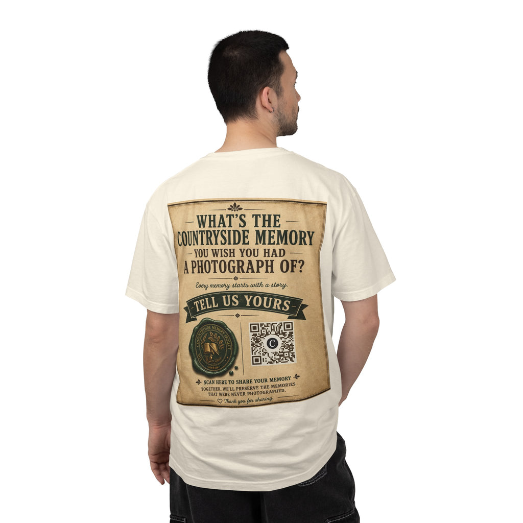 Personalise the Front and Back - Unisex Garment-Dyed T-shirt
