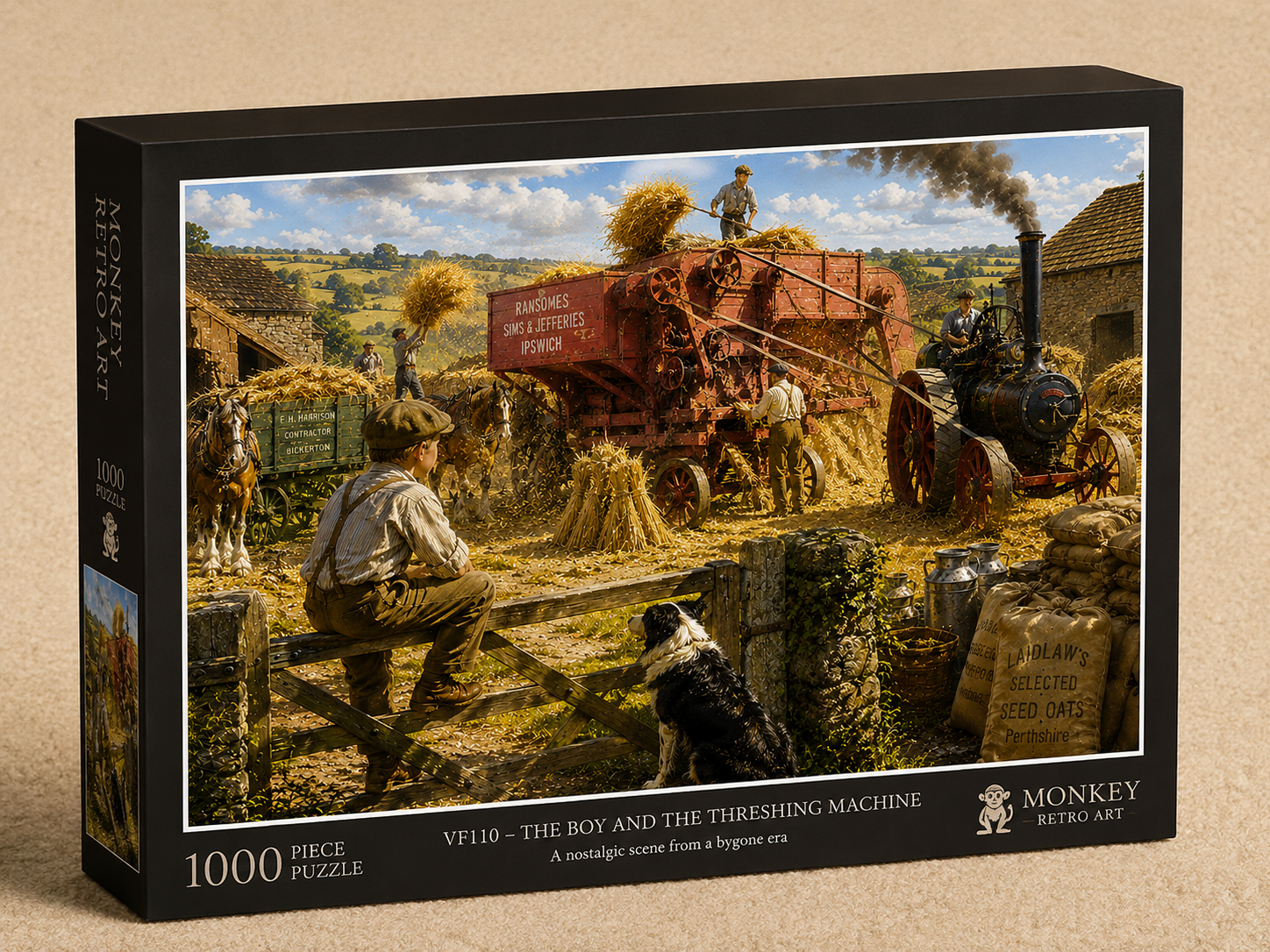 VF110 - Harvest time in the English countryside