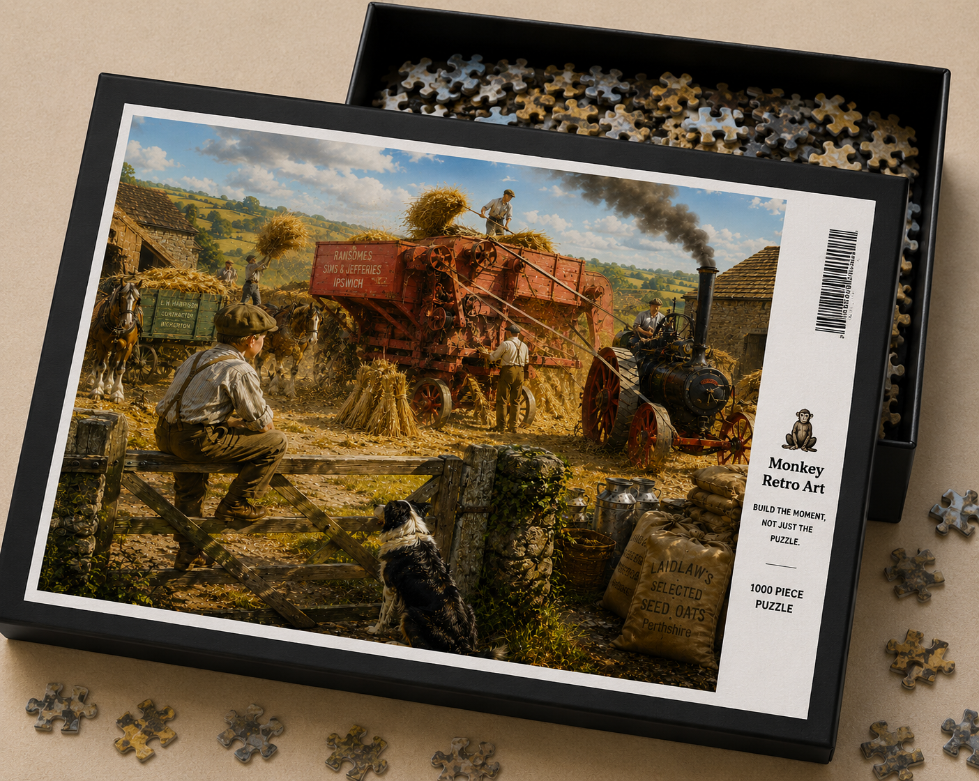VF110 - Harvest time in the English countryside