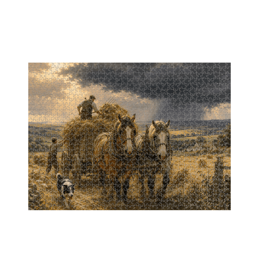 White Jigsaw Puzzles Front