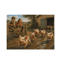 White Jigsaw Puzzles Front