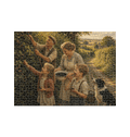 White Jigsaw Puzzles Front