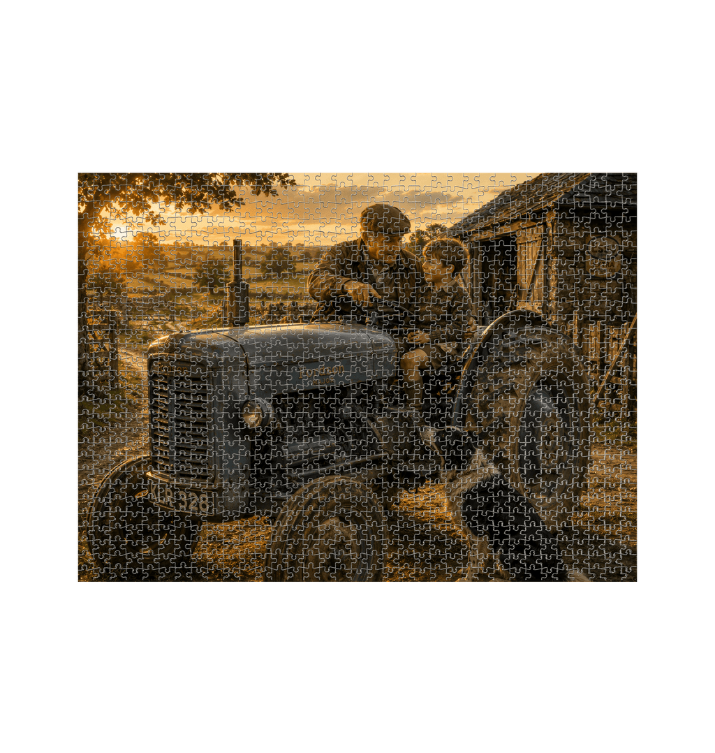 White Jigsaw Puzzles Front