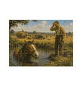 White Jigsaw Puzzles Front