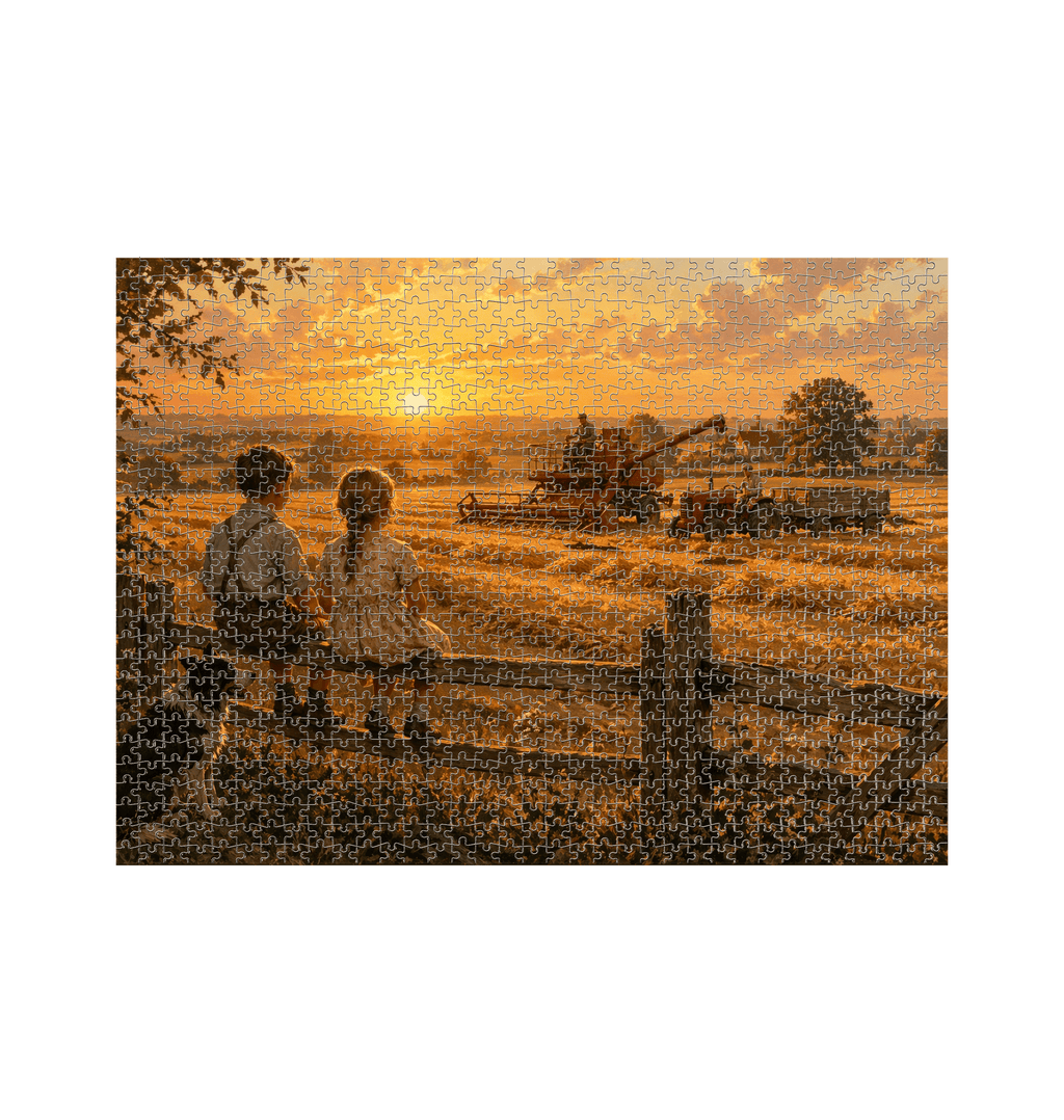 White Jigsaw Puzzles Front